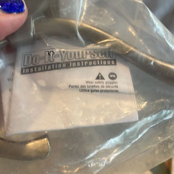 4 Unopened towel hooks from Lowes brushed nickel - Picture 5 of 8